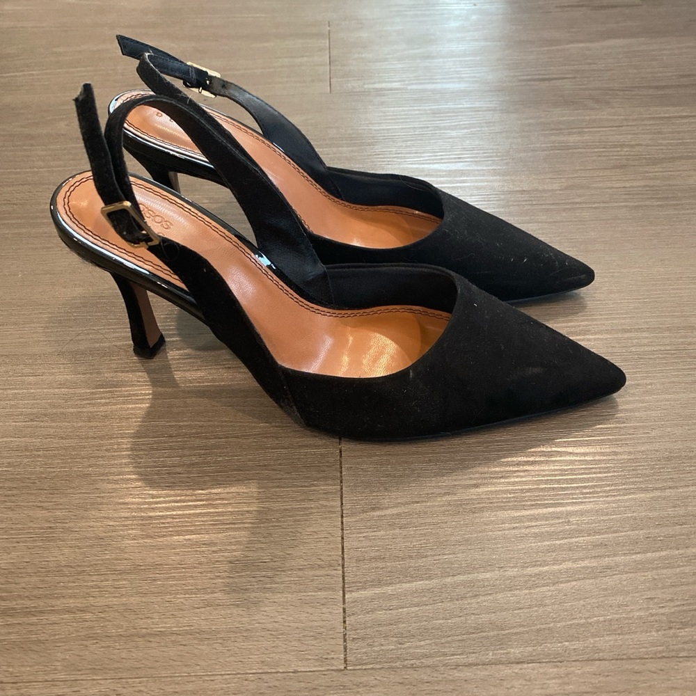 Black Suede Pumps From ASOS